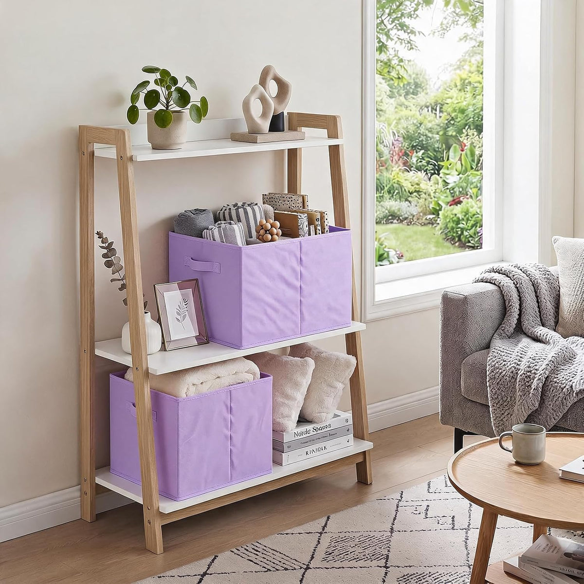 ShellKingdom Storage Bins, Foldable Fabric Storage Cube, 13X15X13 INCH
