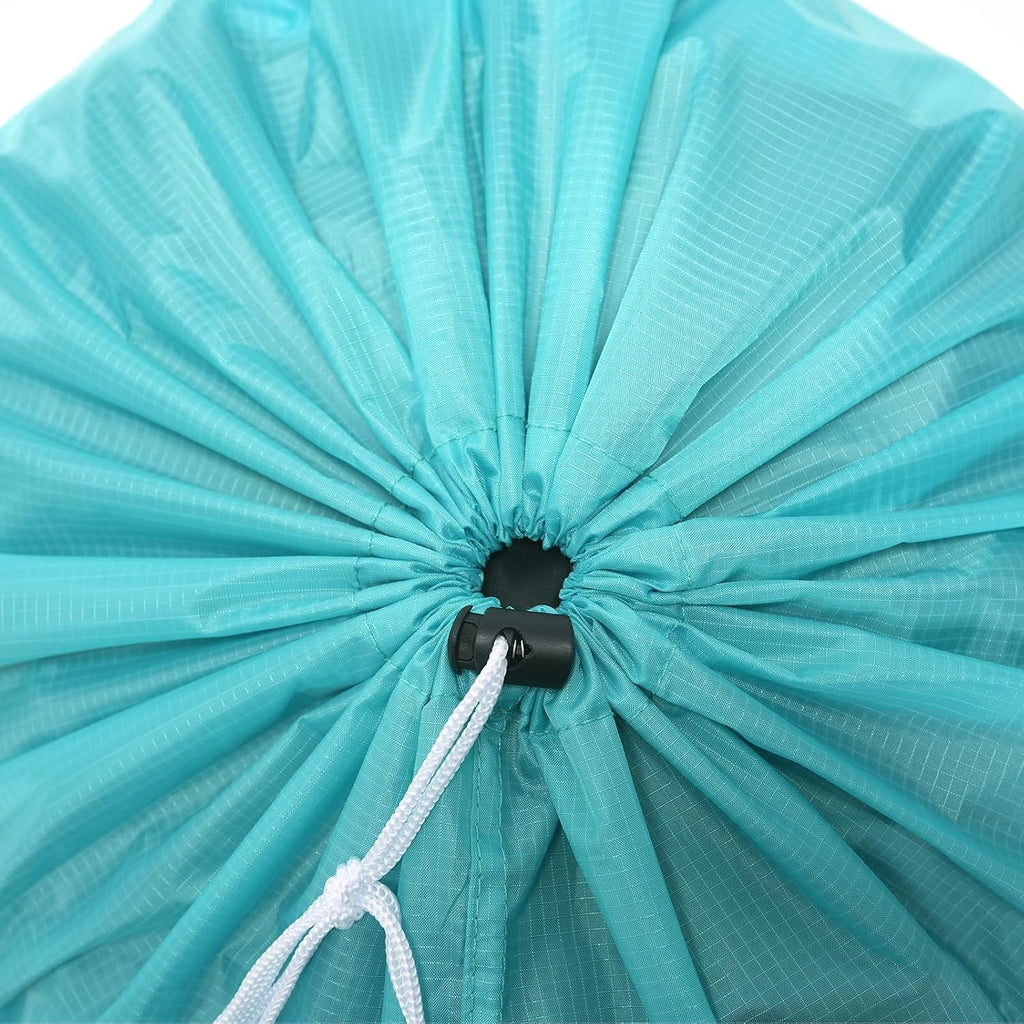 2 Pack XL Laundry Bags, Extra Heavy Duty Large Laundry Bag with Drawstring Closure, Machine Washable Clothes Organizer for Hamper, College Dorm, Travel (Blue + Green, X-Large)