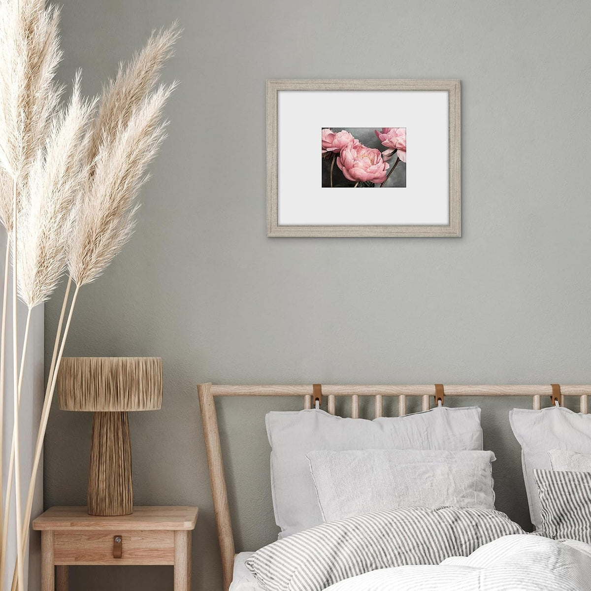Americanflat 11x14 Picture Frame - Matted to 5x7 - Driftwood