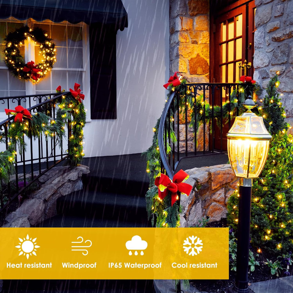 Solar String Lights Outdoor, 2 Pack 400LED 144FT Extra-Long Fairy Lights