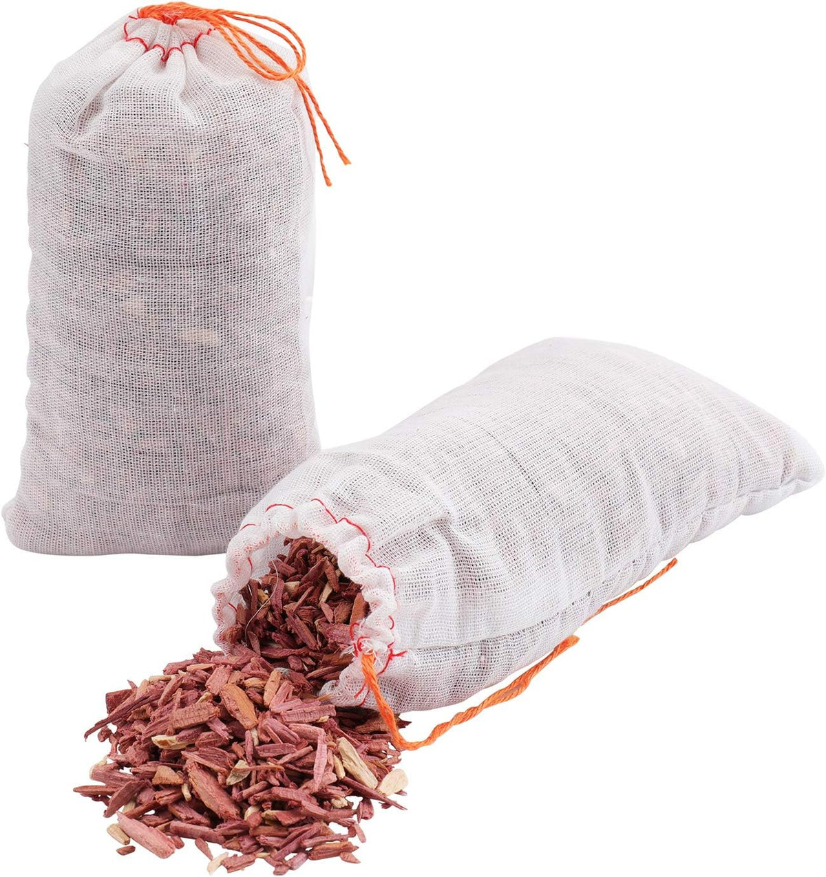 24 Pack Cedar Sachets Bags, 3.1 x 4.3 Inch Aromatic Red Cedar Chips Sachets for Shoes and Clothes Storage, Fresh Scent Natural Wood Shavings Home Fragrance Sachet for Closets Drawers