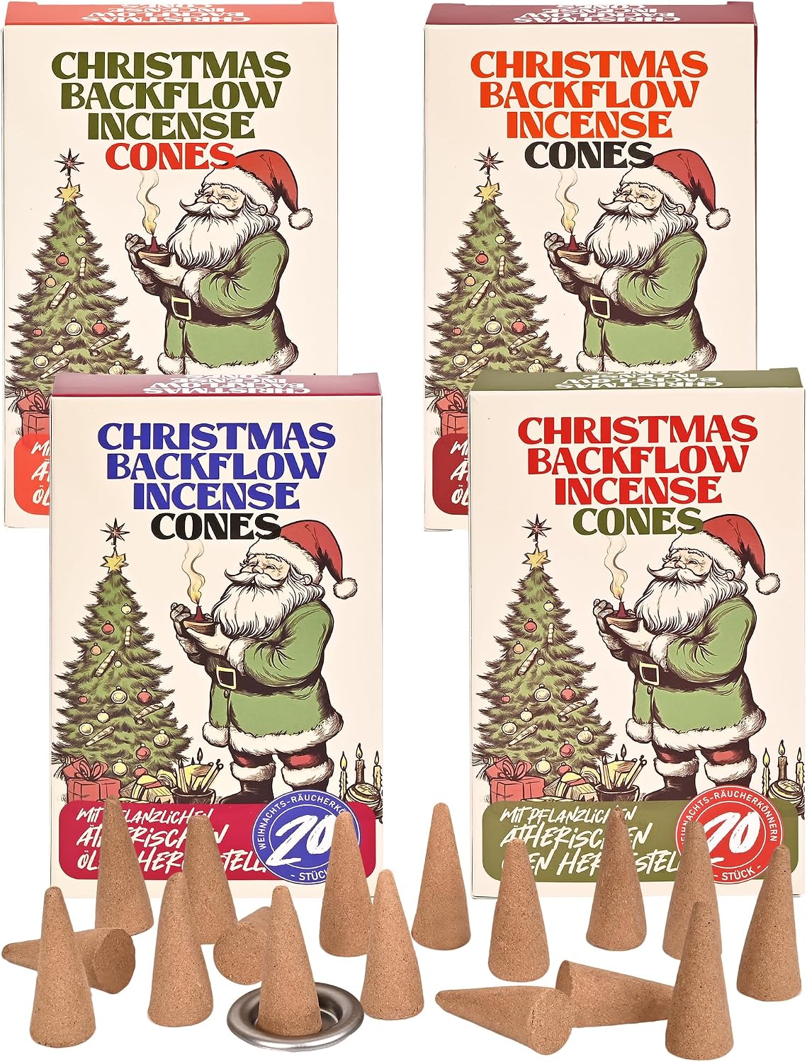 Cozy Christmas Incense Cones 80 pcs - Christmas Incense for a Warm & Inviting Home