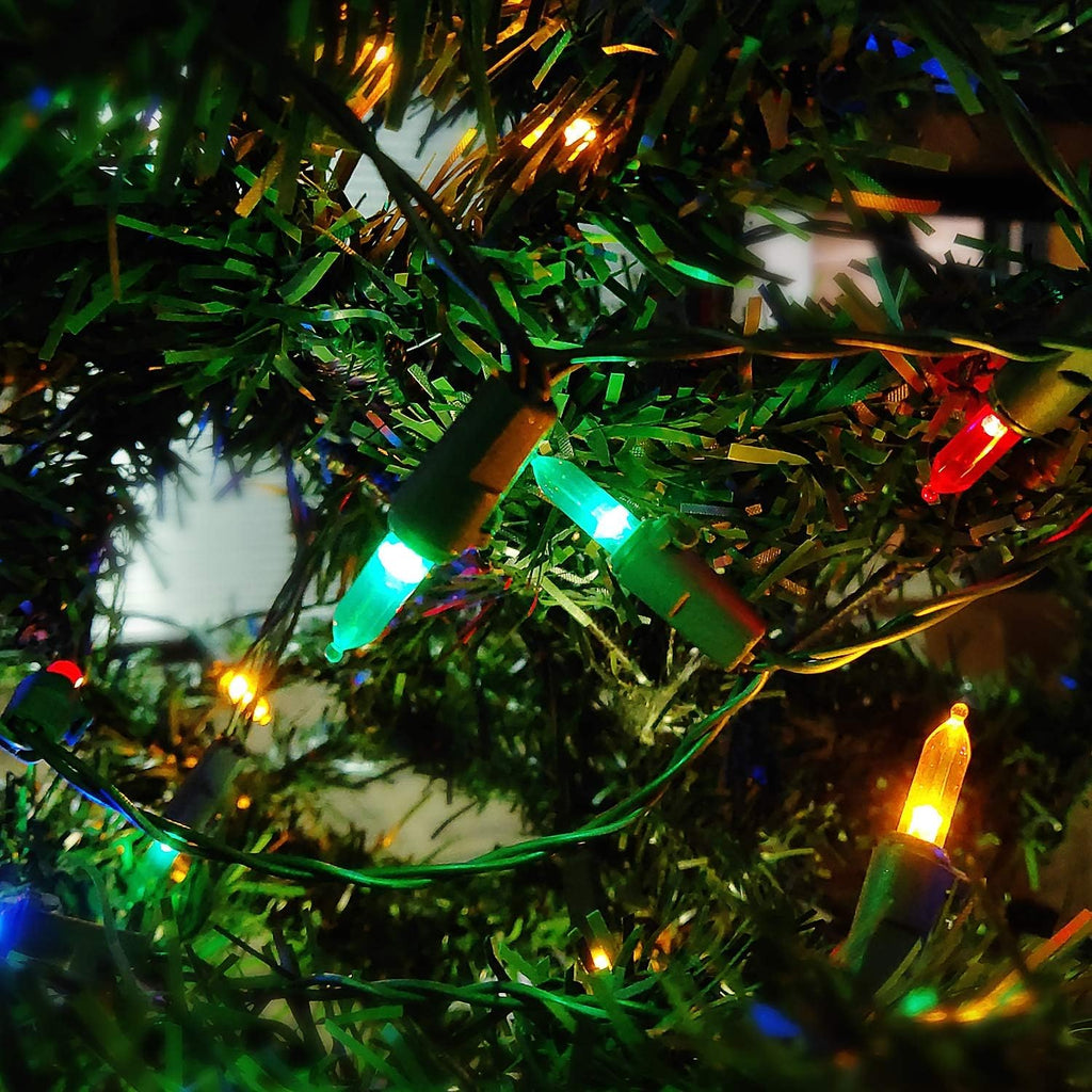 50 LED Battery Operated String Lights Waterproof Indoor Outdoor Multicolor