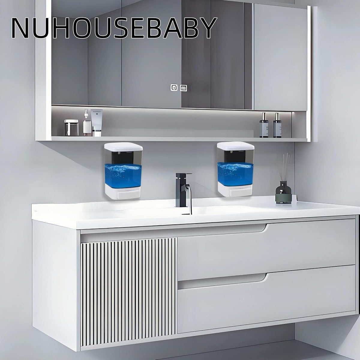 Manual Soap Dispenser Wall Mounted 33.8oz Bathroom Commercial