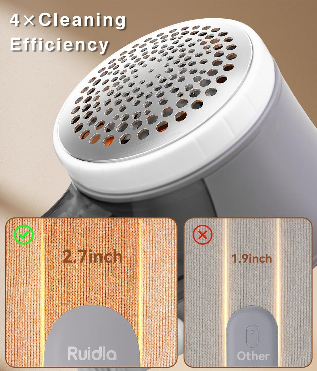 Ruidla Fabric Shaver Lint Remover,Sweater Shaver with Replaceable Stainless