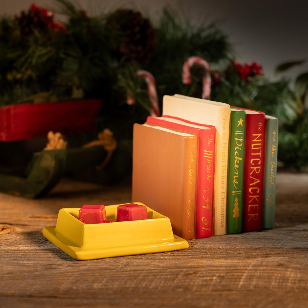 ScentSationals Christmas Books Wax Warmer for Scented Wax Melts