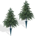 Yangrass Artificial Topiary Trees, Cypress Tree 24in
