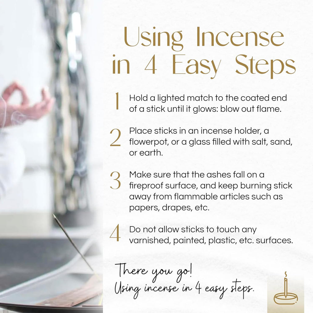 Gonesh - Extra Rich Scented Incense Sticks - Non-Toxic 10” Slow Burn Aromatic Sticks - Black Cherry - 100 Total - 5 Packs of 20