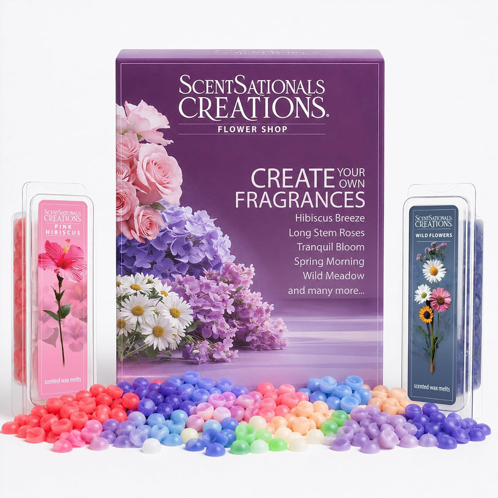 Scentsationals Creations Flower Shop Wax Melt Variety Pack, 10oz