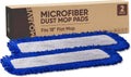 18" Mojave Microfiber Dust Mop Pads (Pack of 2) - Replacement Head & Refill for Microfiber Mops, Reusable & Machine Washable, Use for: House, Commercial, Industrial - Microfiber Wholesale