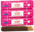 3 Packs Original Satya Sai Baba Nag Champa Incense Sticks Joss Insence - Insense 15g x 3 Box NagChampa Agarbatti (Love Spell)