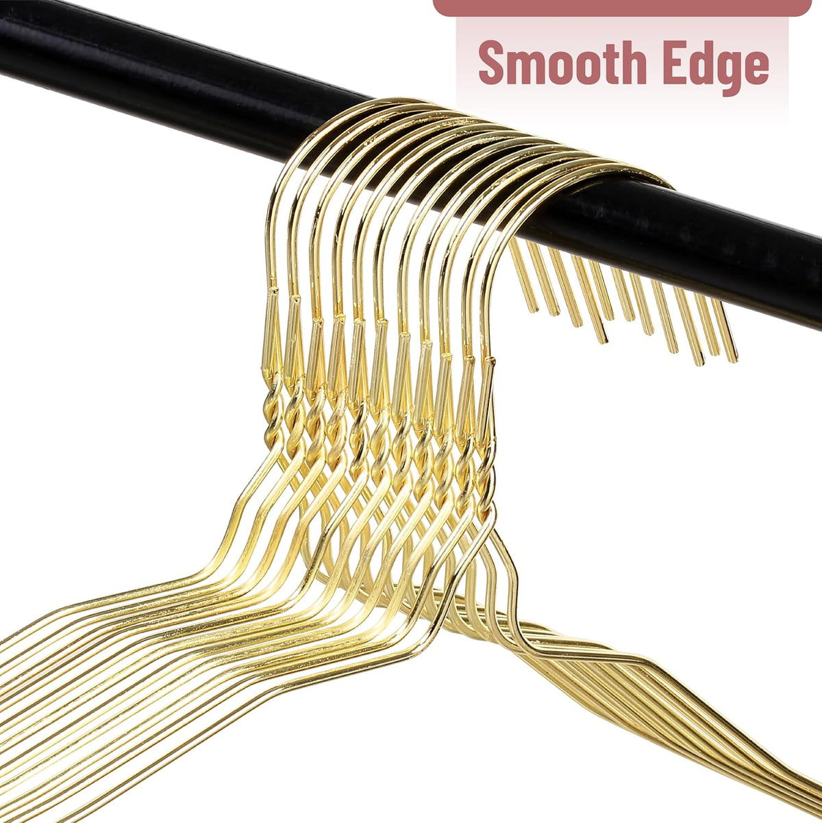 Mr. Pen- Metal Wire Hangers, 10 Pack, Gold