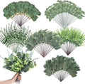 Ceenna 400 Pcs 6 Kind Mixed Eucalyptus Leaves Stem Bulk Artificial Greenery