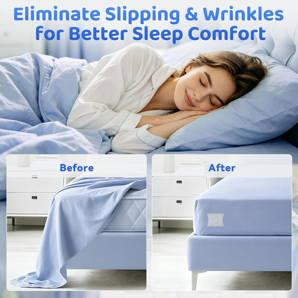 Fitted Sheet Holders for Corners Upgrade Bed Sheet Grippers