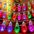 Aurelema Christmas Snow Globe String Lights, Multicolor Light, 26ft 40 LED