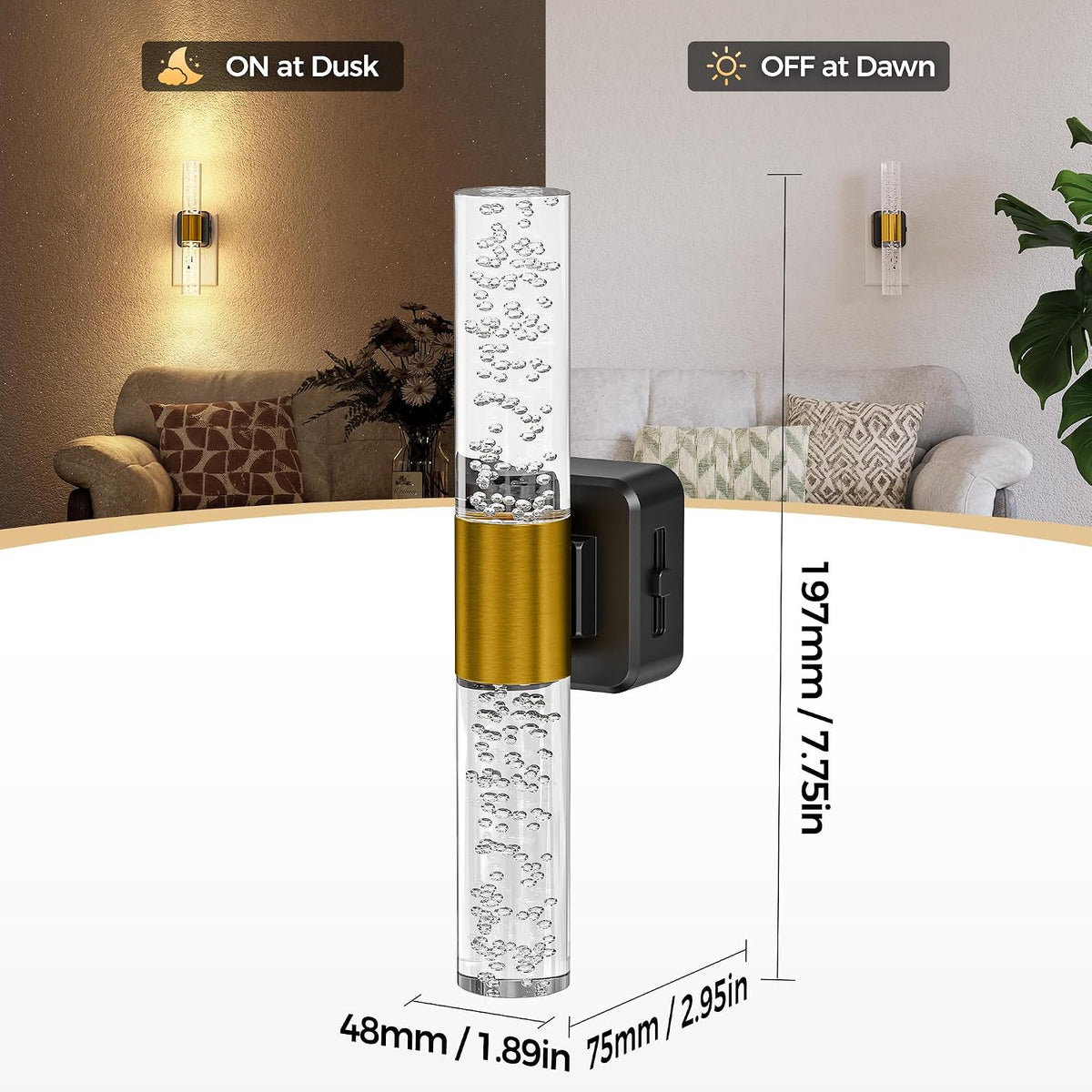 DORESshop Night Light,Rotating Night Lights Plug into Wall 1 Pack