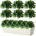 Hotop 6 Pcs Artificial Eucalyptus Stems Fake Greenery Branches for Vase