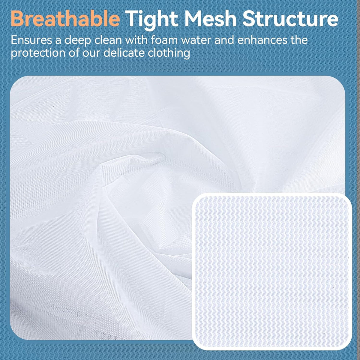 Extra Large Mesh Laundry Bags for Delicates,30"x30" Laundry Bags Mesh Wash Bags for Washing Machine, Delicate Laundry Bag, Travel Clothing Storage Bags for Cruise, Camping, College (2 Pack)