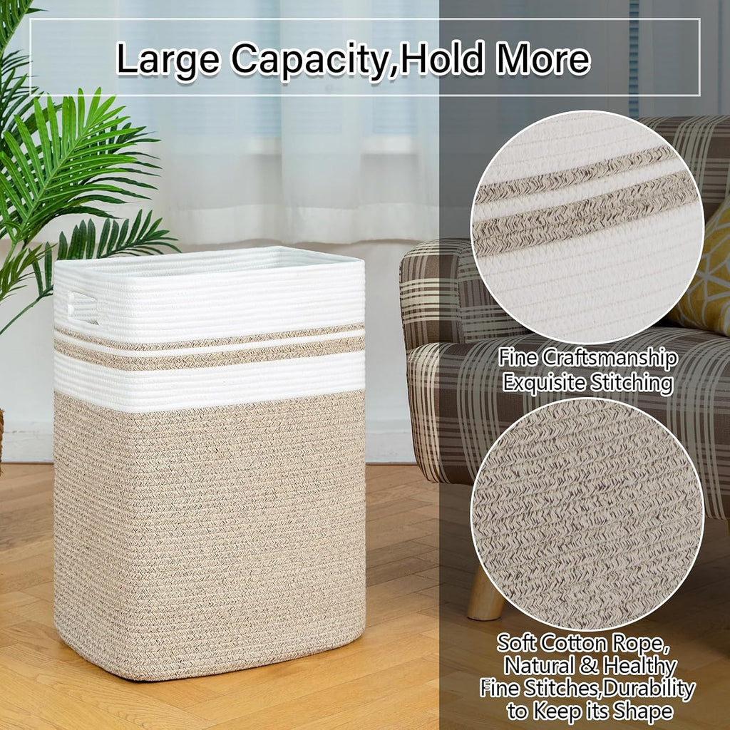 OIAHOMY 91L Laundry Hamper, XXXLarge Collapsible Laundry Basket Yellow
