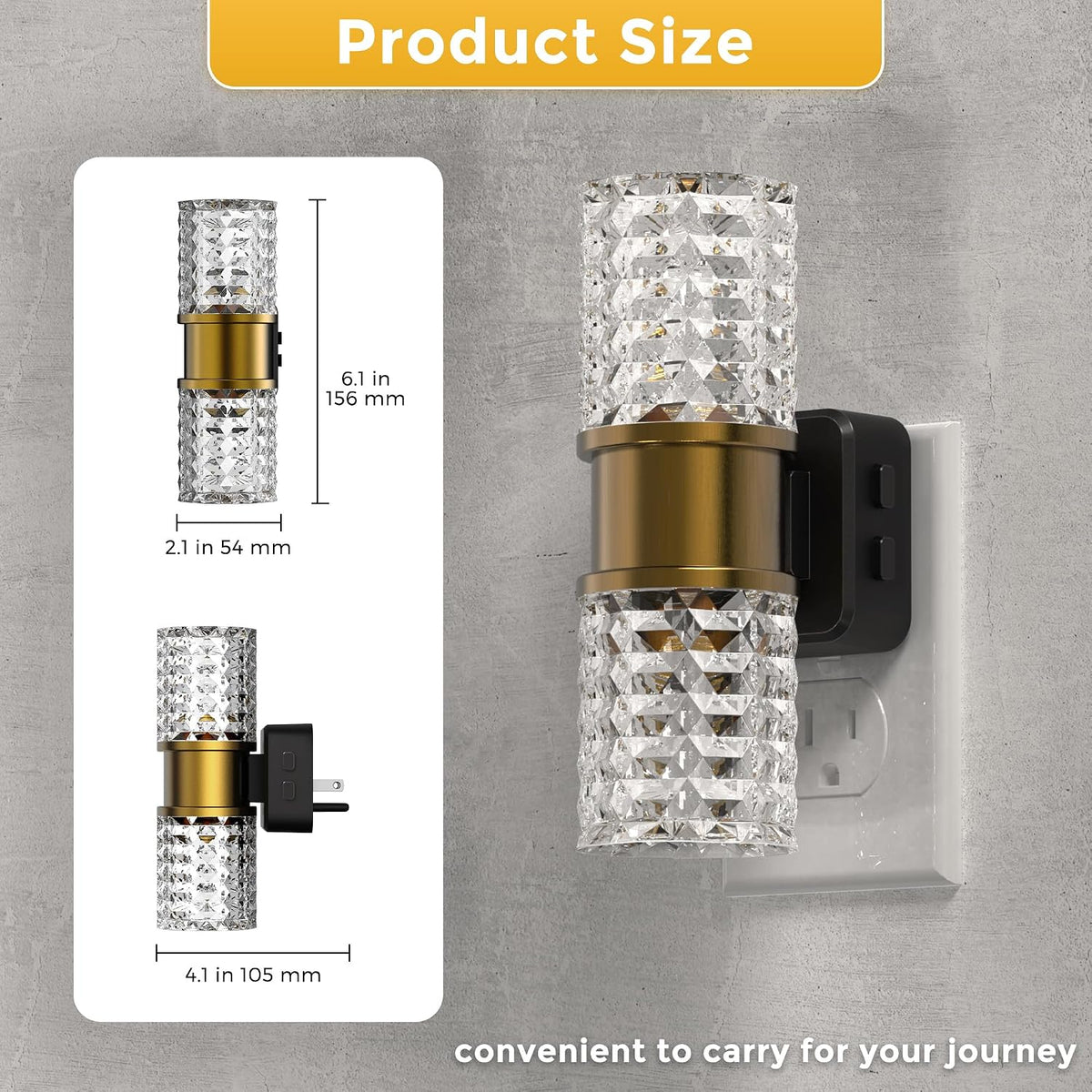 L LOHAS LED Night Light, 10-Color Change RGB Night Lights Plug into Wall
