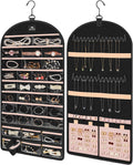 MATEIN Hanging Jewelry Organizer with Removable Zipper Jewelry Pouches
