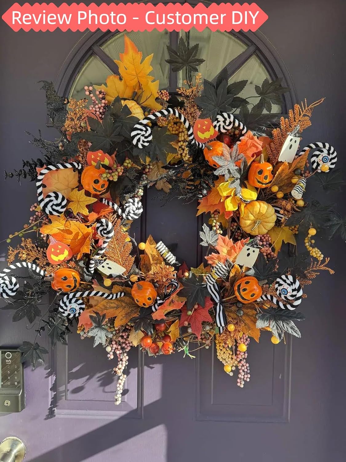 6 PCS Halloween Flowers Faux Pumpkin Floral Stems Festive Halloween Picks