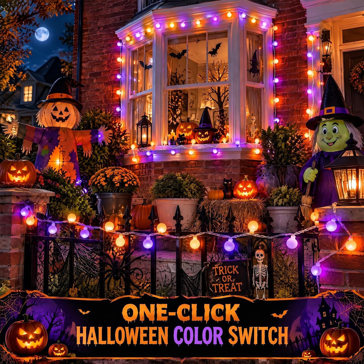 16.5ft 50LED Indoor String Lights with Remote, 24 Colors+Warm White String Lights Bedroom USB Powered, Color Changing Christmas Lights Hanging for Dorm Classroom, Party, Patio, Wall, Christmas Decor