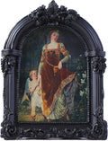 Black Antique Picture Frames 2.5x3.5 Ornate Arched Vintage Picture Frames with Glass Front for Wall Hanging and Tabletop Photo Gallery Wall Decor Vintage Home Decor
