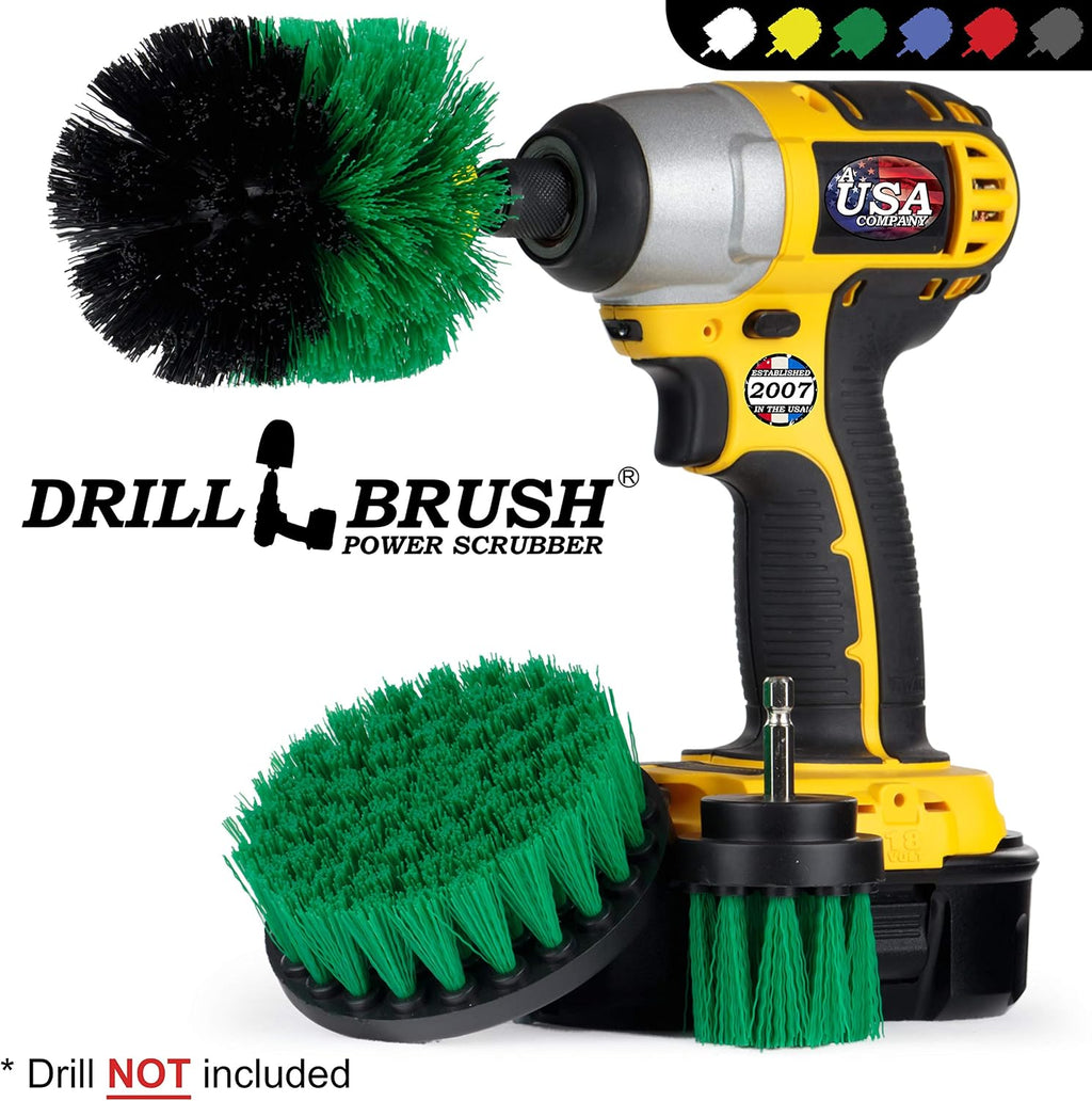 Drill Brush Attachment - Oven Scrubbing Brush Set - Air Fryer Cleaning Tool