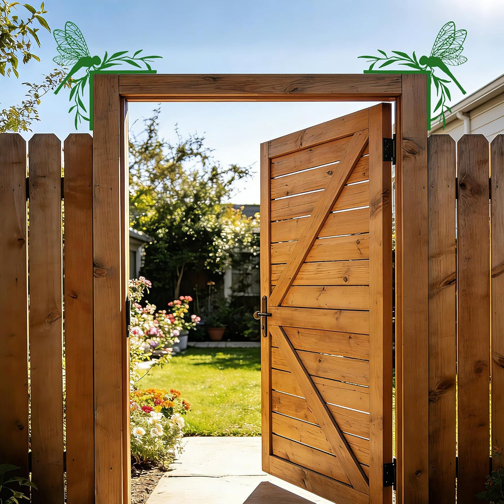 Rajukit Green Dragonfly Wall Art, Door Frame Decor