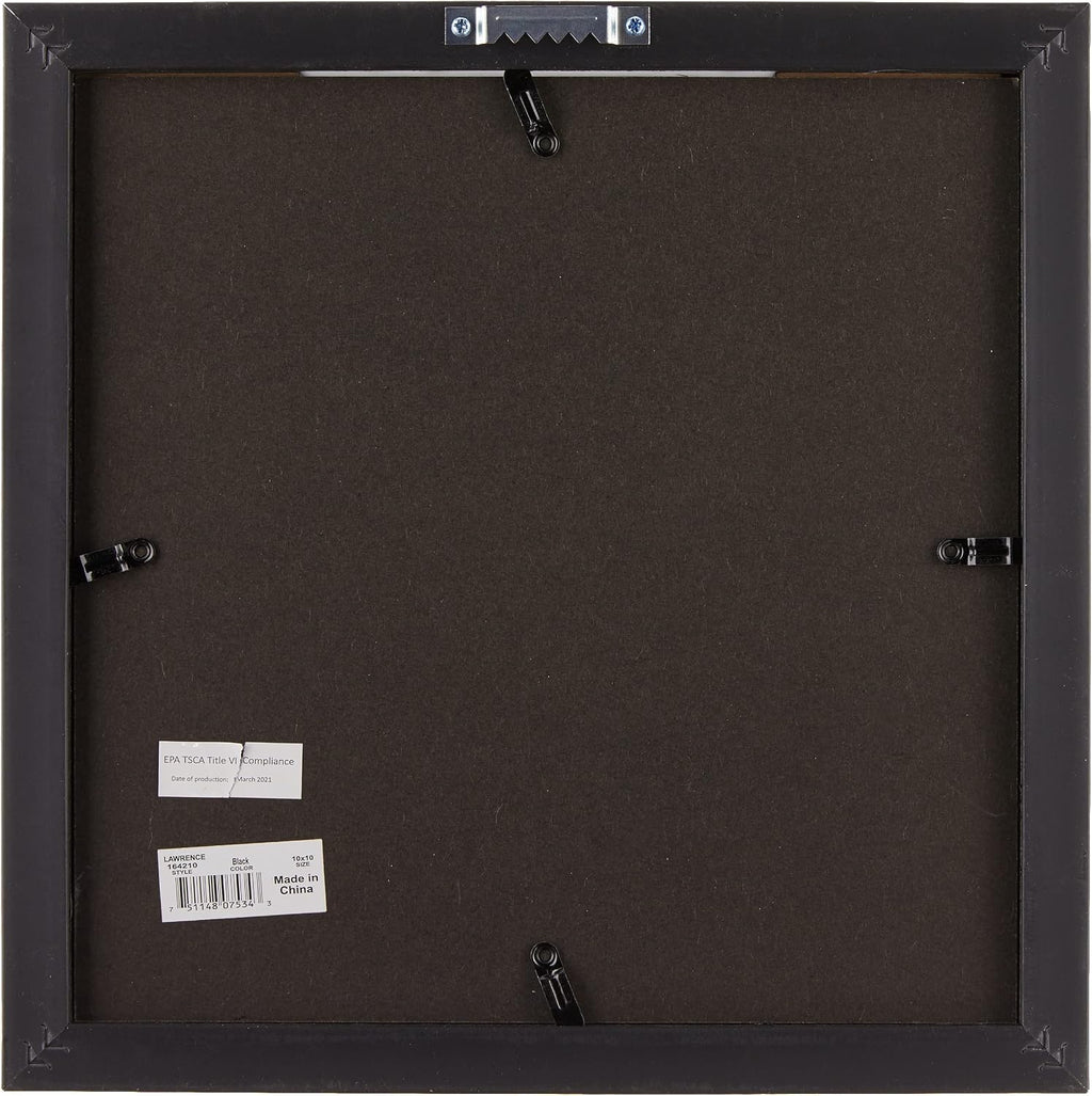 Lawrence Frames Black 10x10 Shadow Box Ticket Holder