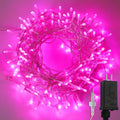 Christmas Decorations Pink String Lights, 200Led 66Ft 8Mode Plug in