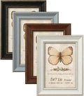 5x7 Picture Frame with Mat, 5 x 7 Assorted Photo Frame Set, 4 Pack