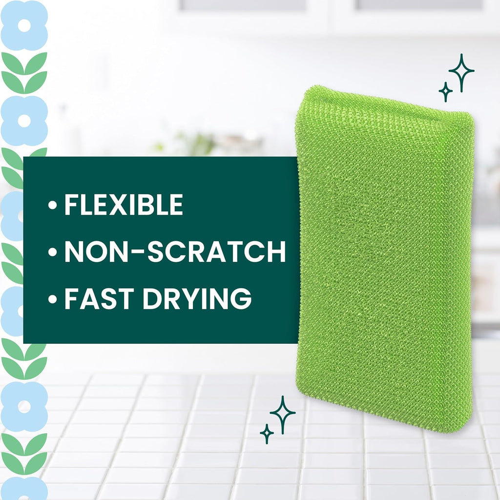 Scotch-Brite Blooms Dobie Scrubbing Pad, 2 Packs
