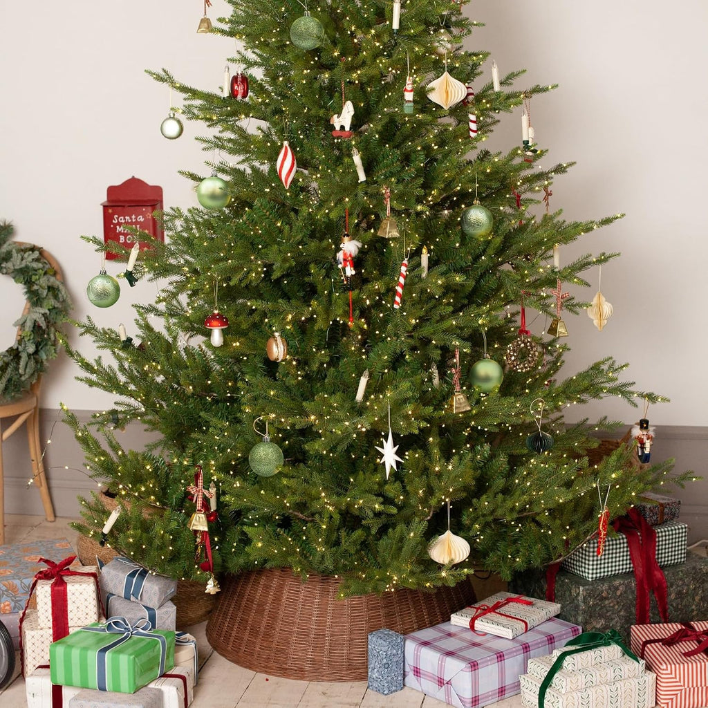 KI Store Light Green Christmas Balls 34pcs 2.36-Inch Christmas Tree Decoration Ornaments for Xmas Tree Holiday Wreath Garland Decor Ornaments Hooks Included