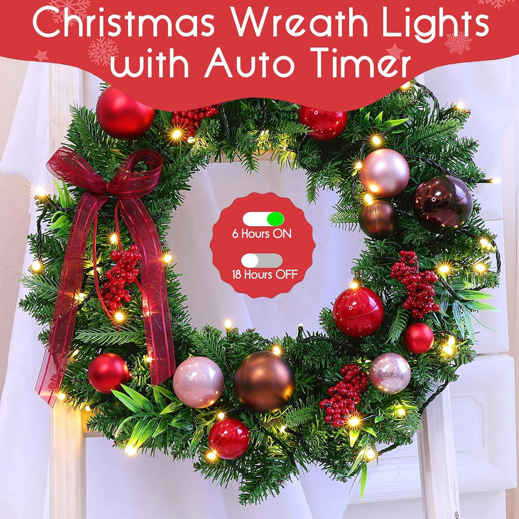 Battery Operated Christmas Lights - 50 LED Christmas Tree Lights