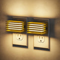 JandCase LED Night Light, Gold Night Lights Plug into Wall Dusk to Dawn