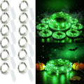 12 Pack 20 LEDs Fairy Lights Battery Operated String Lights - 7 ft Mini Silver Wire Firefly Starry Moon Lights for Halloween Mason Jars DIY Wedding Party Bedroom Christmas Decor