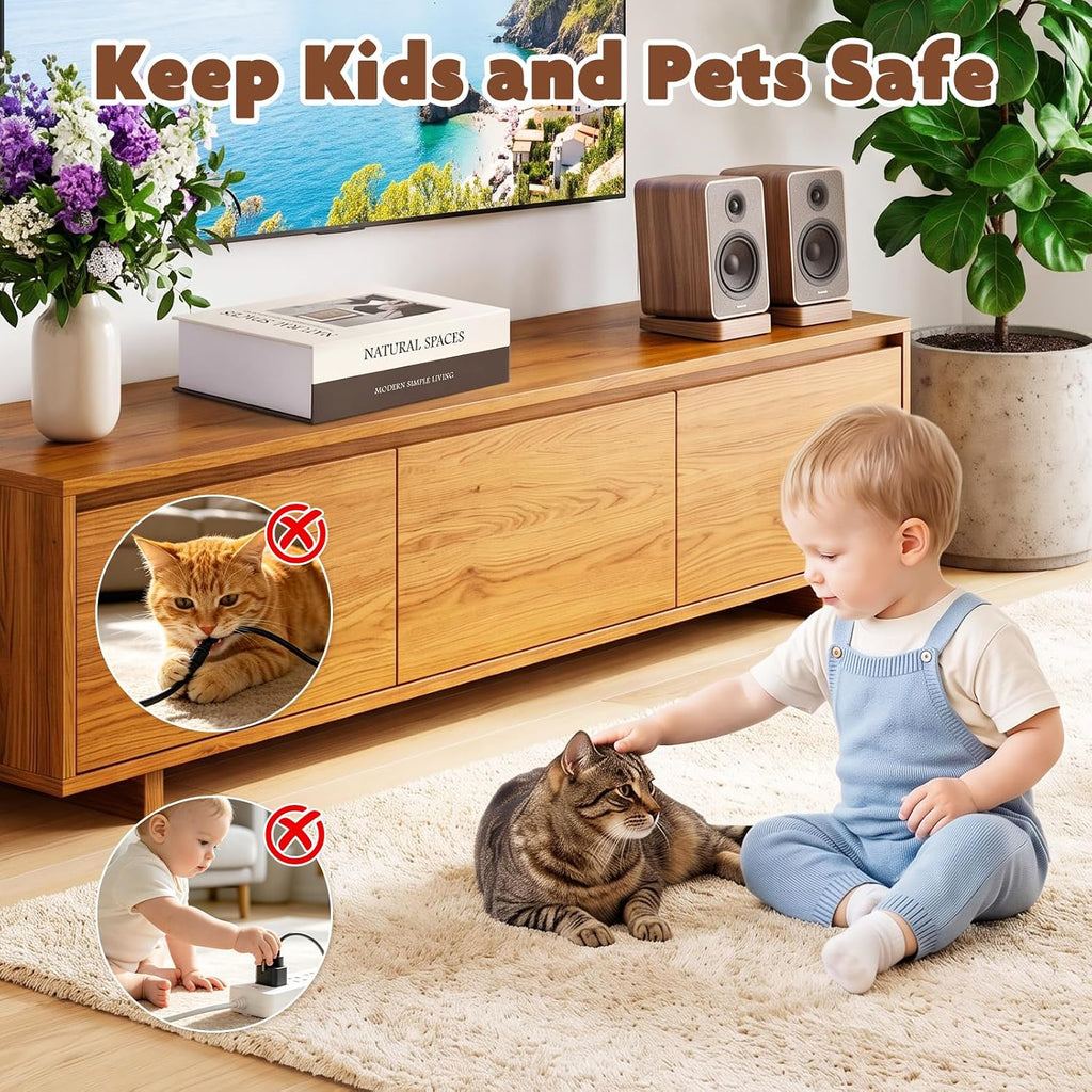 Book Shape Decorative Cable Management Box, Modern Simple Living
