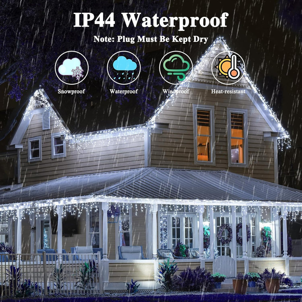 KAQ 500LED 180Ft String Lights, Christmas Lights Indoor Outdoor
