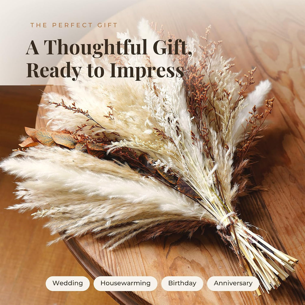 Pampas Grass Bouquet Dried Flowers Fall Decor