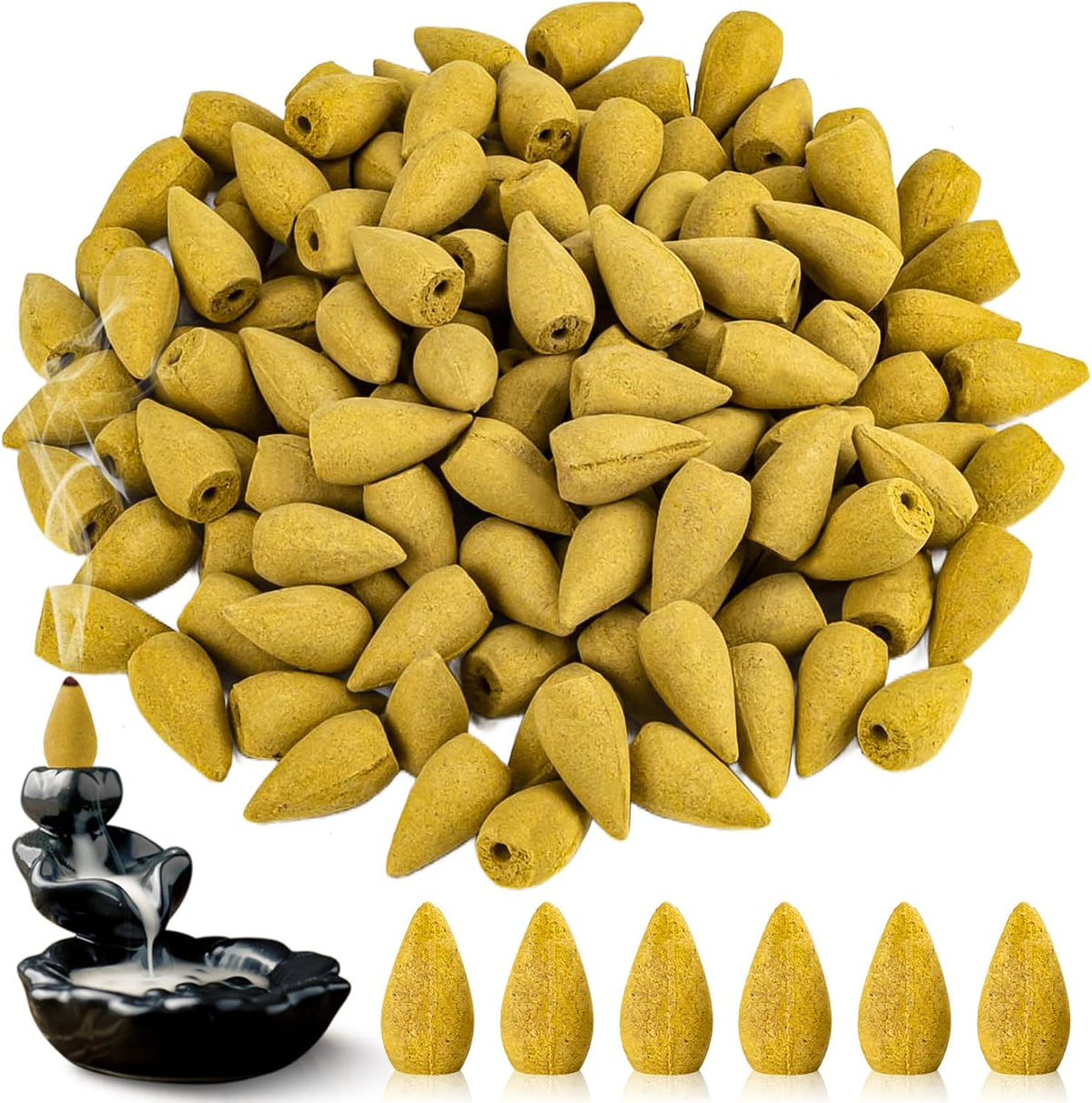 Backflow Incense Cones (Jasmine)