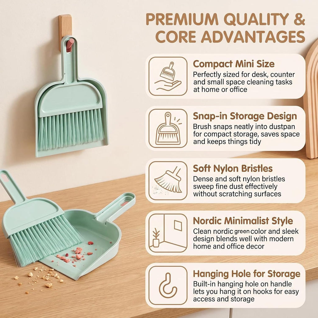 Mini Dustpan and Brush Set Small Pet Cage Cleaning Supplies