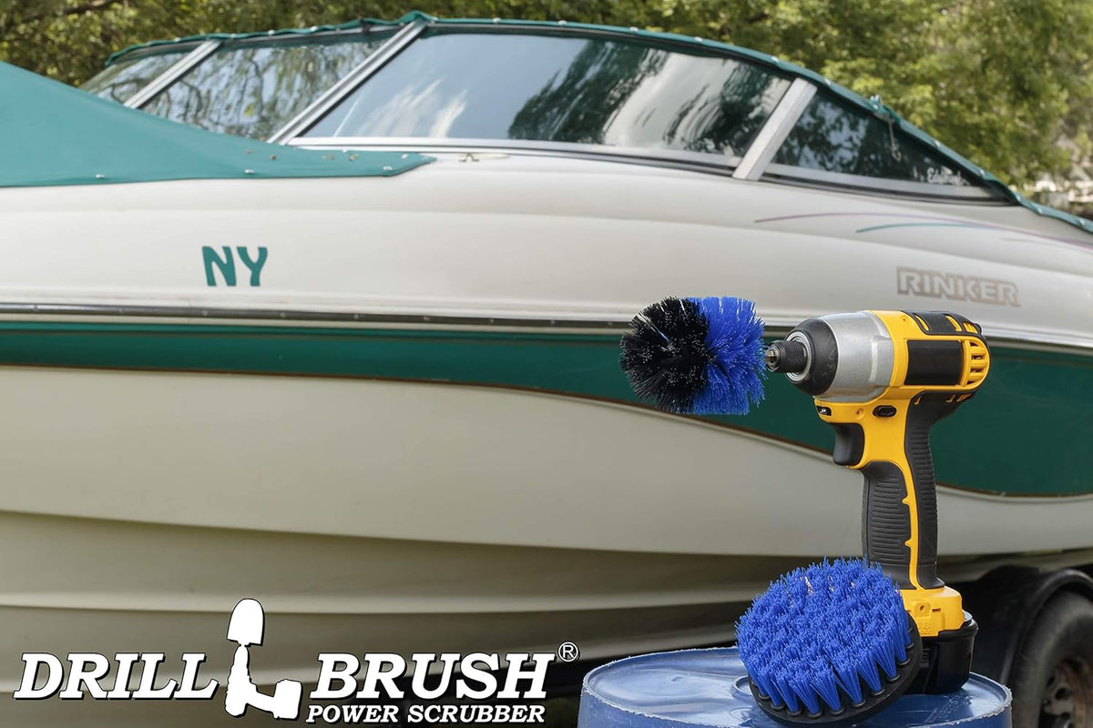 Hull Cleaner Brush Set - Fish Tank Scrubbing Set - Pool Cleaning Brush Set