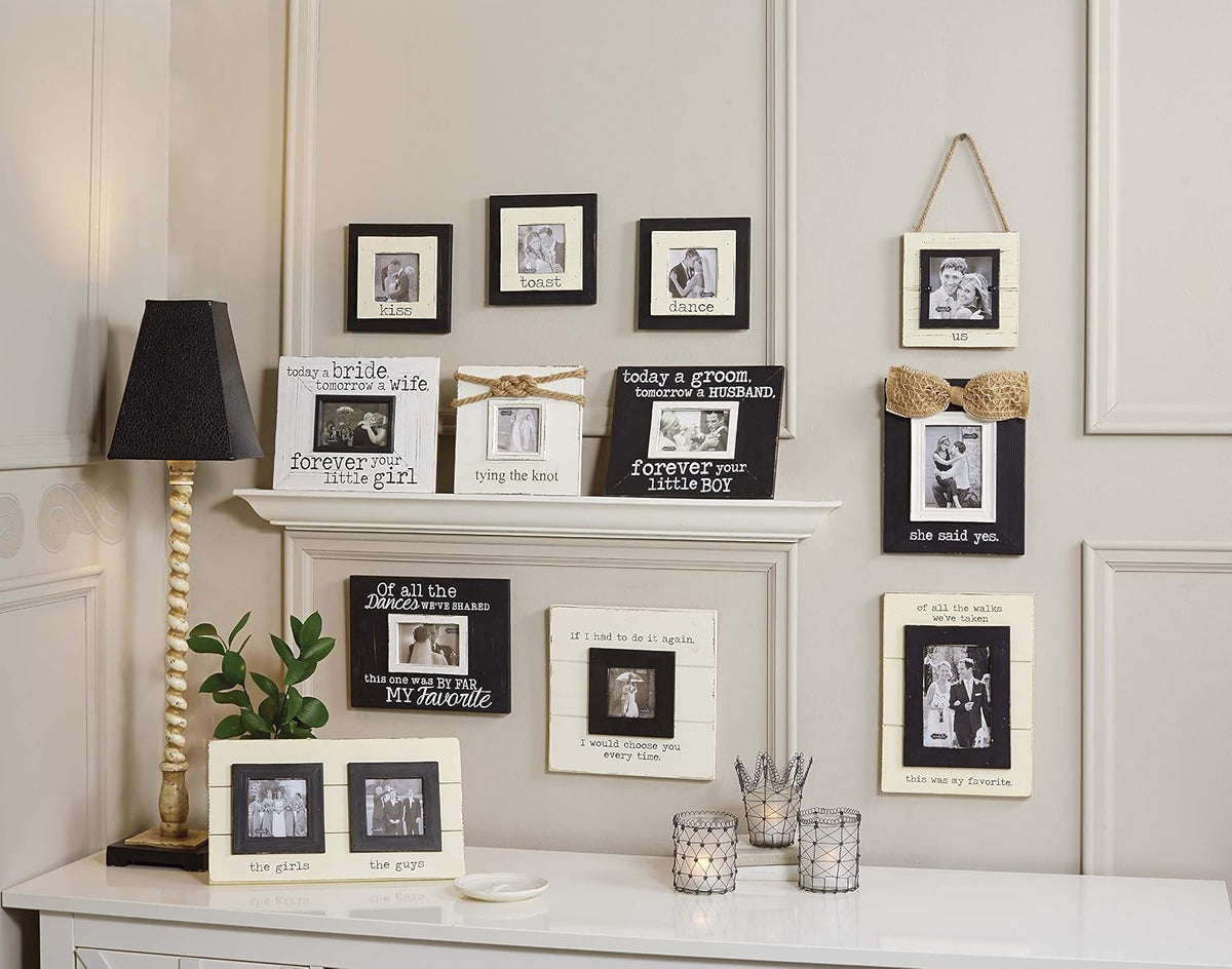 Mud Pie of All The Walks Wedding Picture Frame, 5 X 7