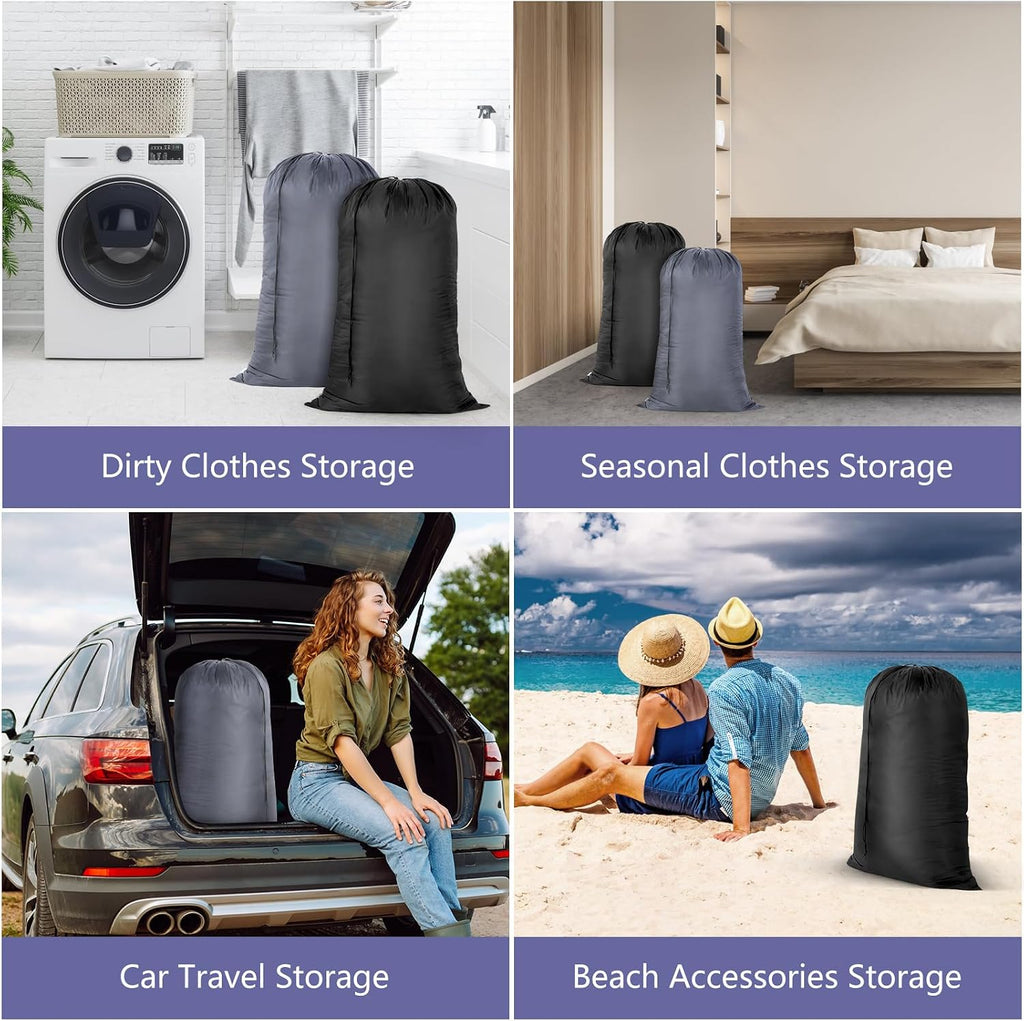 OTraki 2 Pack Large Laundry Bag 28x45 Inch Heavy Duty Laundry Wash Bag
