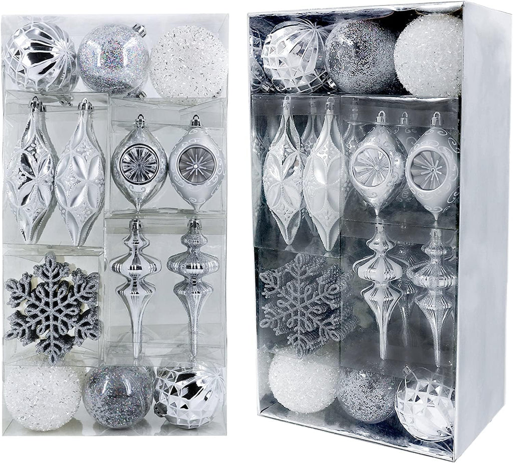 Valery Madelyn 50ct Christmas Tree Decorations Ball Ornaments Set