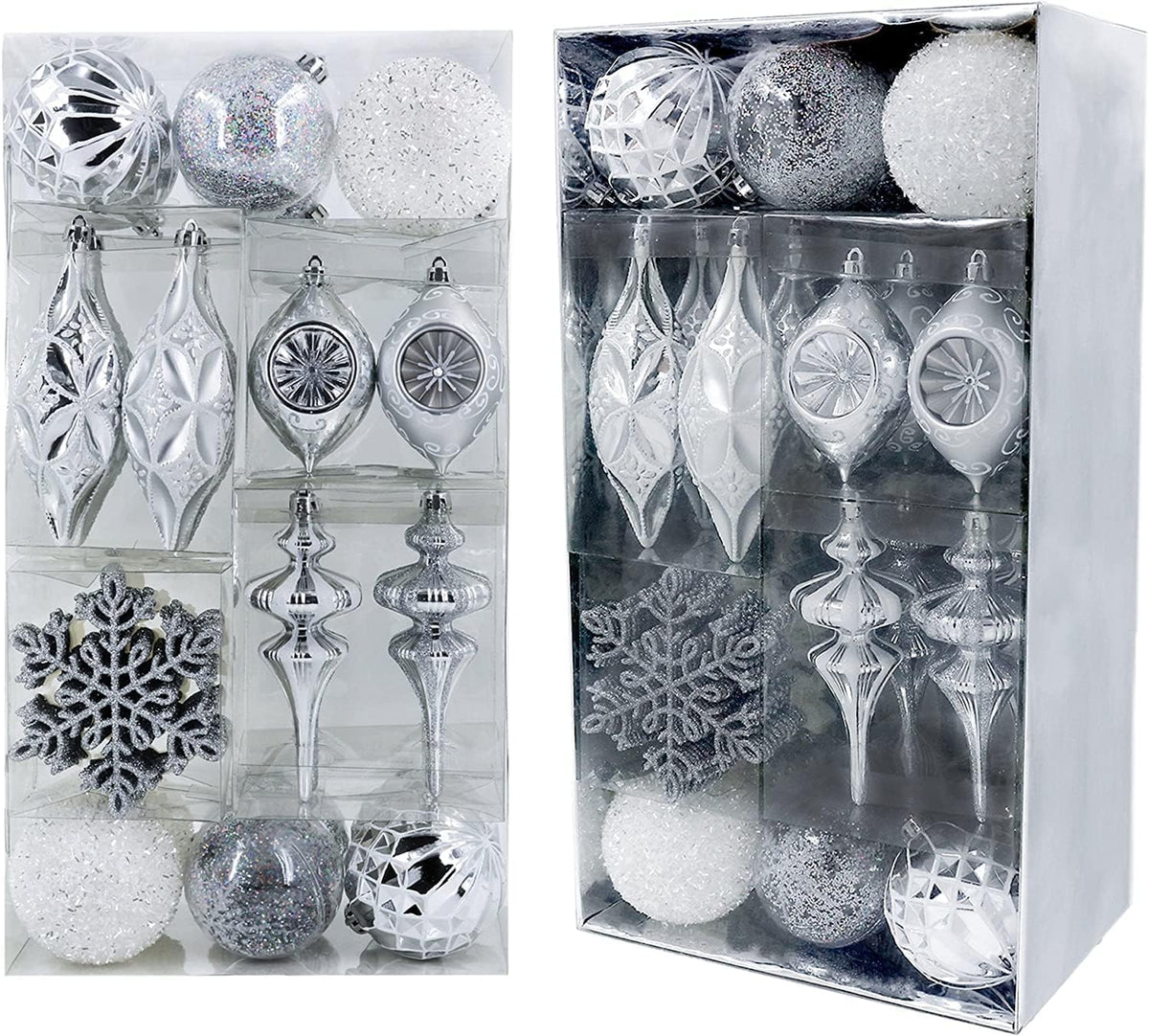 Valery Madelyn 50ct Christmas Tree Decorations Ball Ornaments Set