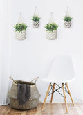 4 Pack Macrame Wall Plant Hanger for 6" & 4 in, Small Hanging Plant Basket