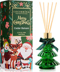 COCORRÍNA Christmas Tree Reed Diffuser, Cedar Balsam Scent, 5.07 fl oz